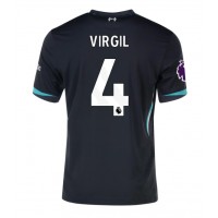 Liverpool Virgil van Dijk #4 Auswärtstrikot 2024-25 Kurzarm